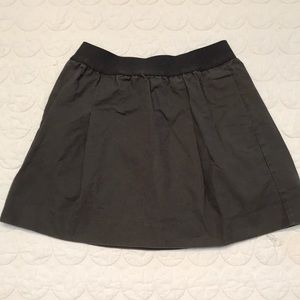 {J. Crew} A-line Mini Skirt Charcoal Gray Size 4